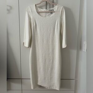 Belle badgley mischka white cocktail dress